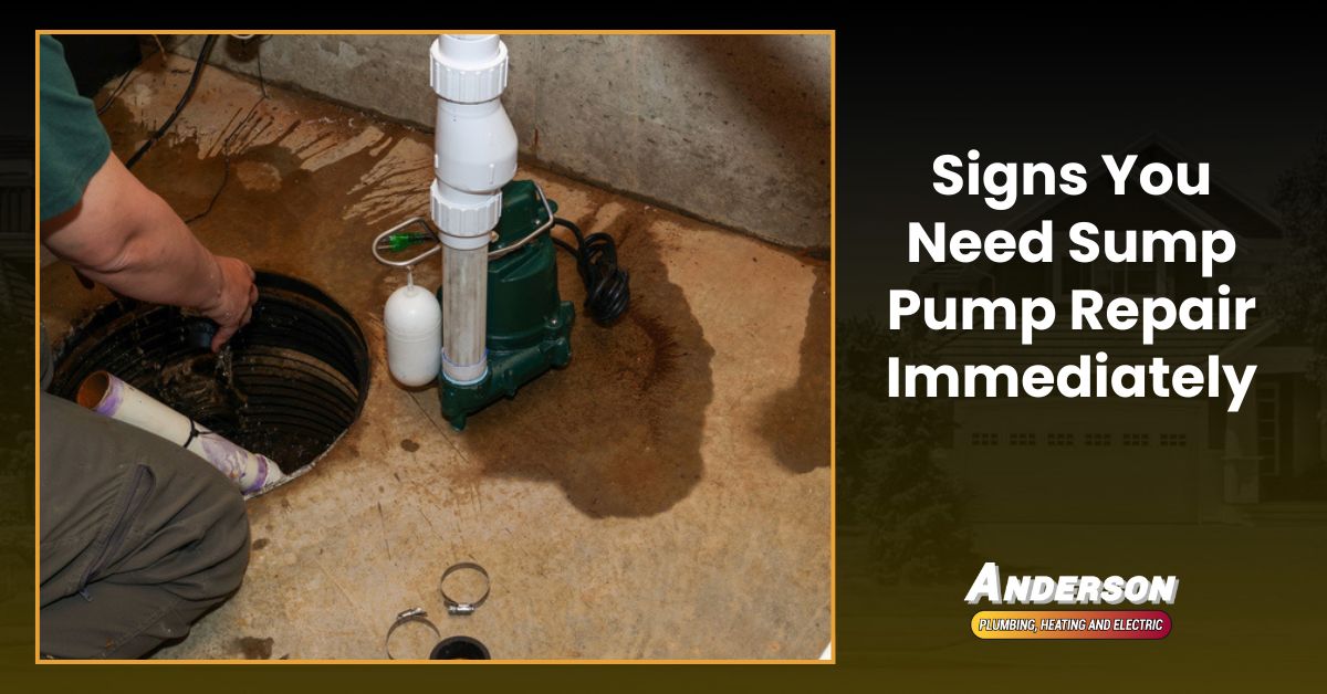 Signs You Need Sump Pump Repair Immediately