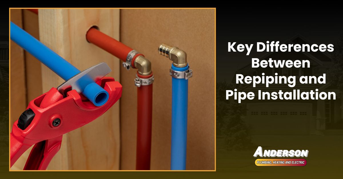 Key Differences Between Repiping and Pipe Installation